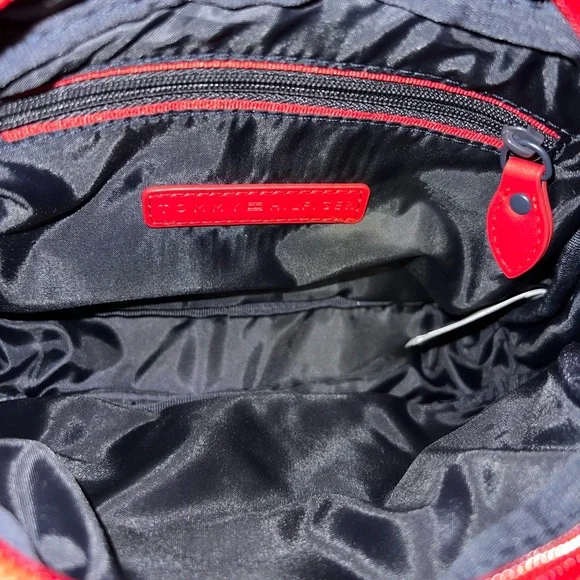 Tommy Hilfiger Red Quilted Crossbody Bag - Picture 3 of 4